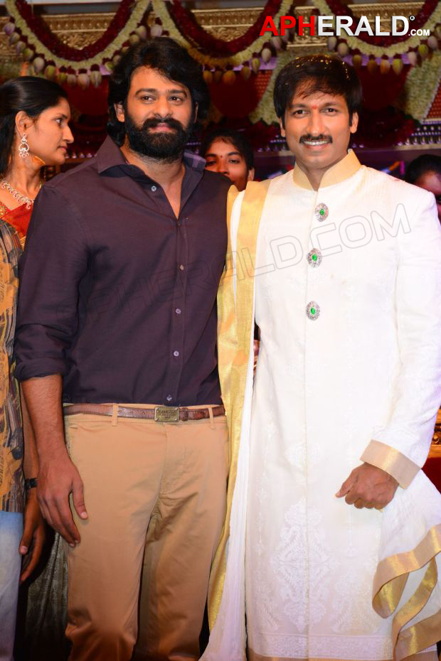 Gopichand Marriage Reception pics