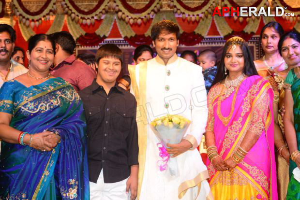 Gopichand Marriage Reception pics