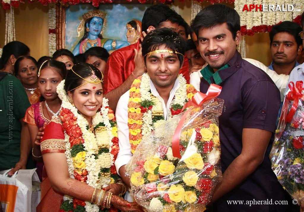 GV Prakash Kumar and Saindhavi Wedding Photos