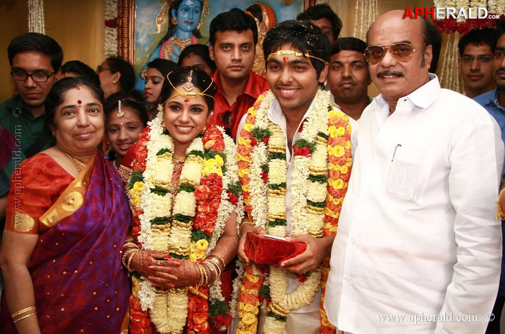 GV Prakash Kumar and Saindhavi Wedding Photos