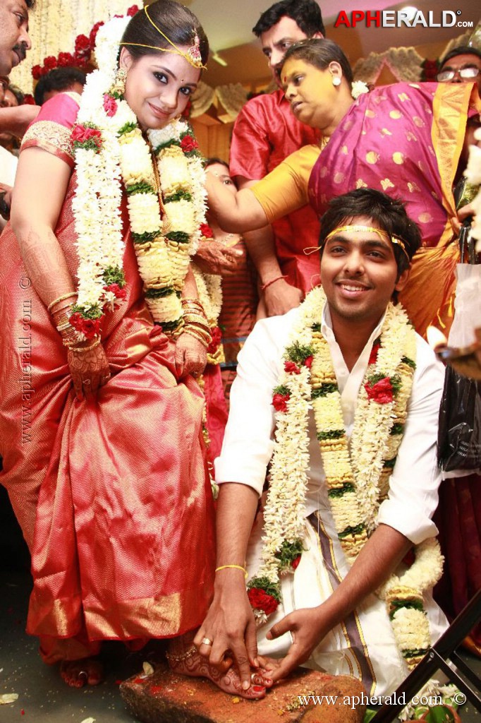 GV Prakash Kumar and Saindhavi Wedding Photos