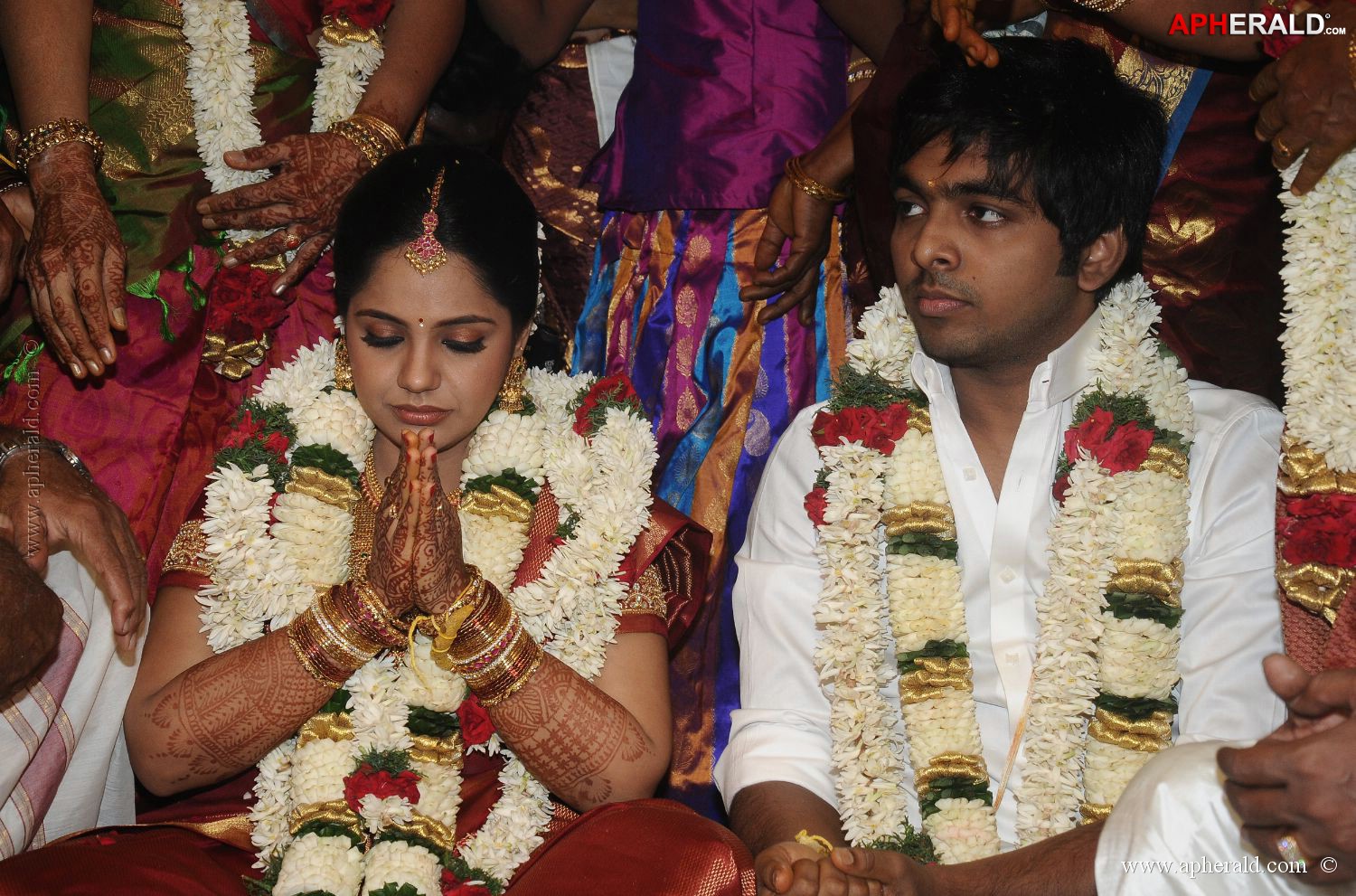 G.V.Prakash & Saindhavi Marriage Photos