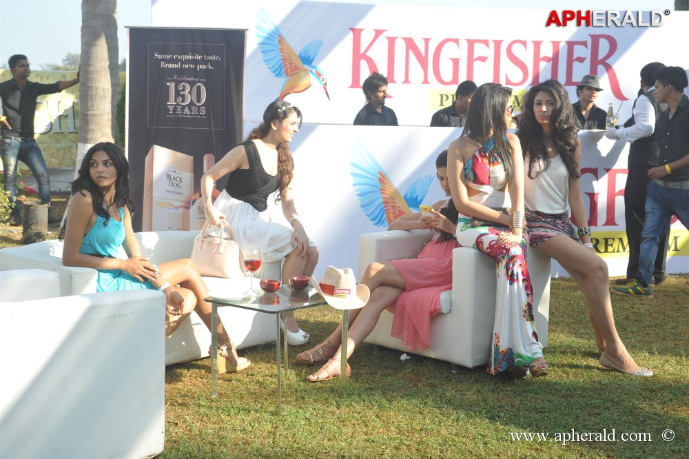 Hot Models at Kingfisher Calendar 2014 launch