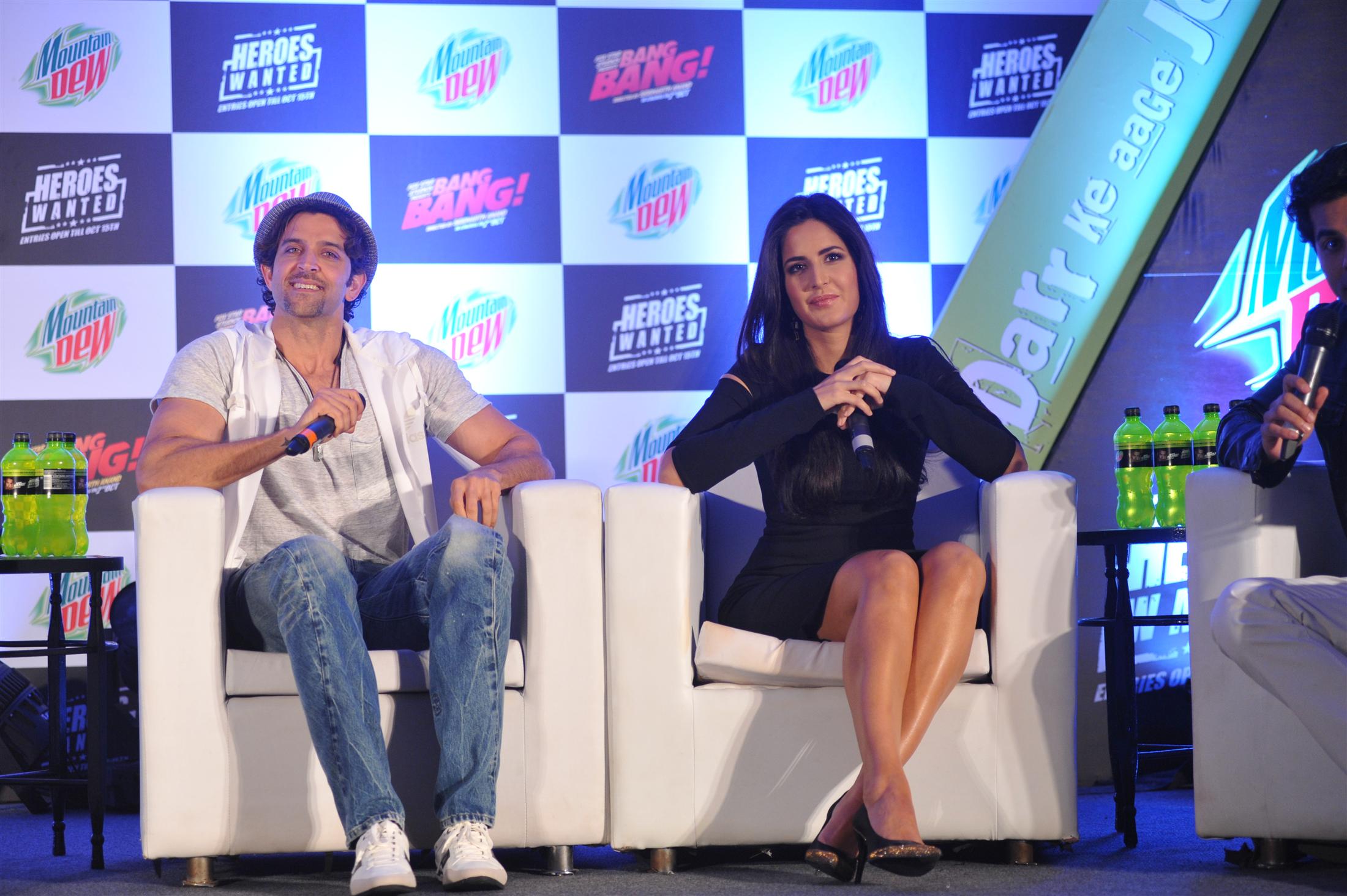 Hrithik and Katrina Launch Mountain Dew Heroes Wanted Campaign