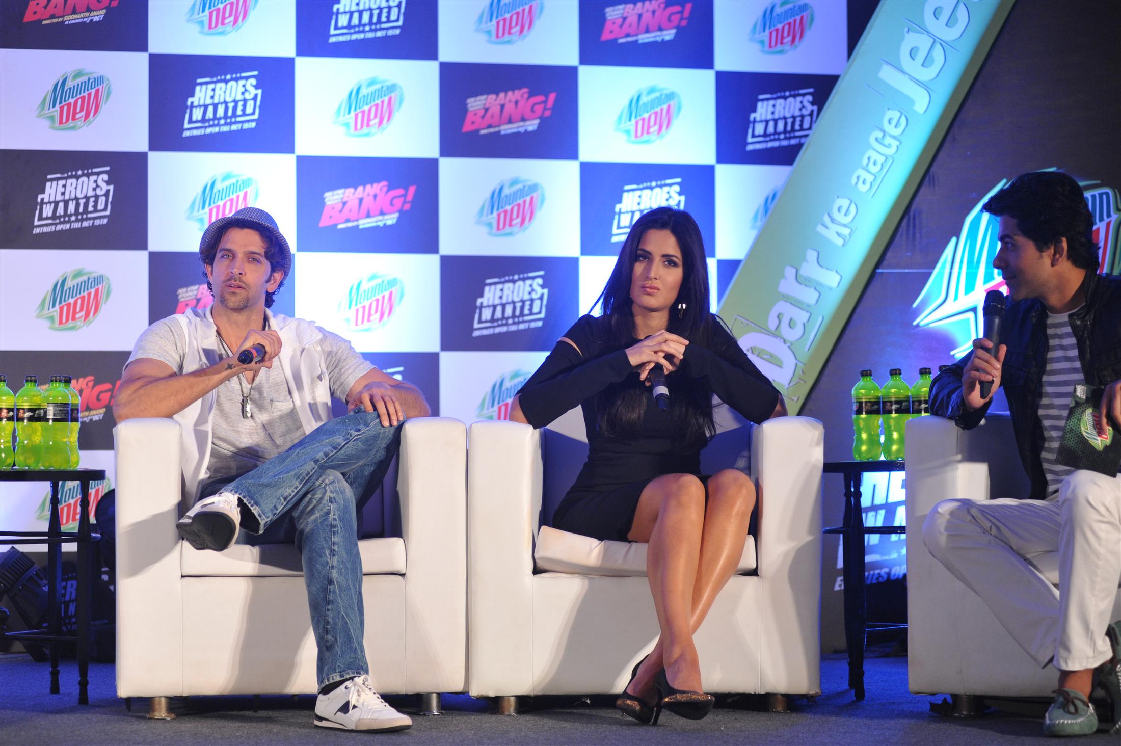 Hrithik and Katrina Launch Mountain Dew Heroes Wanted Campaign