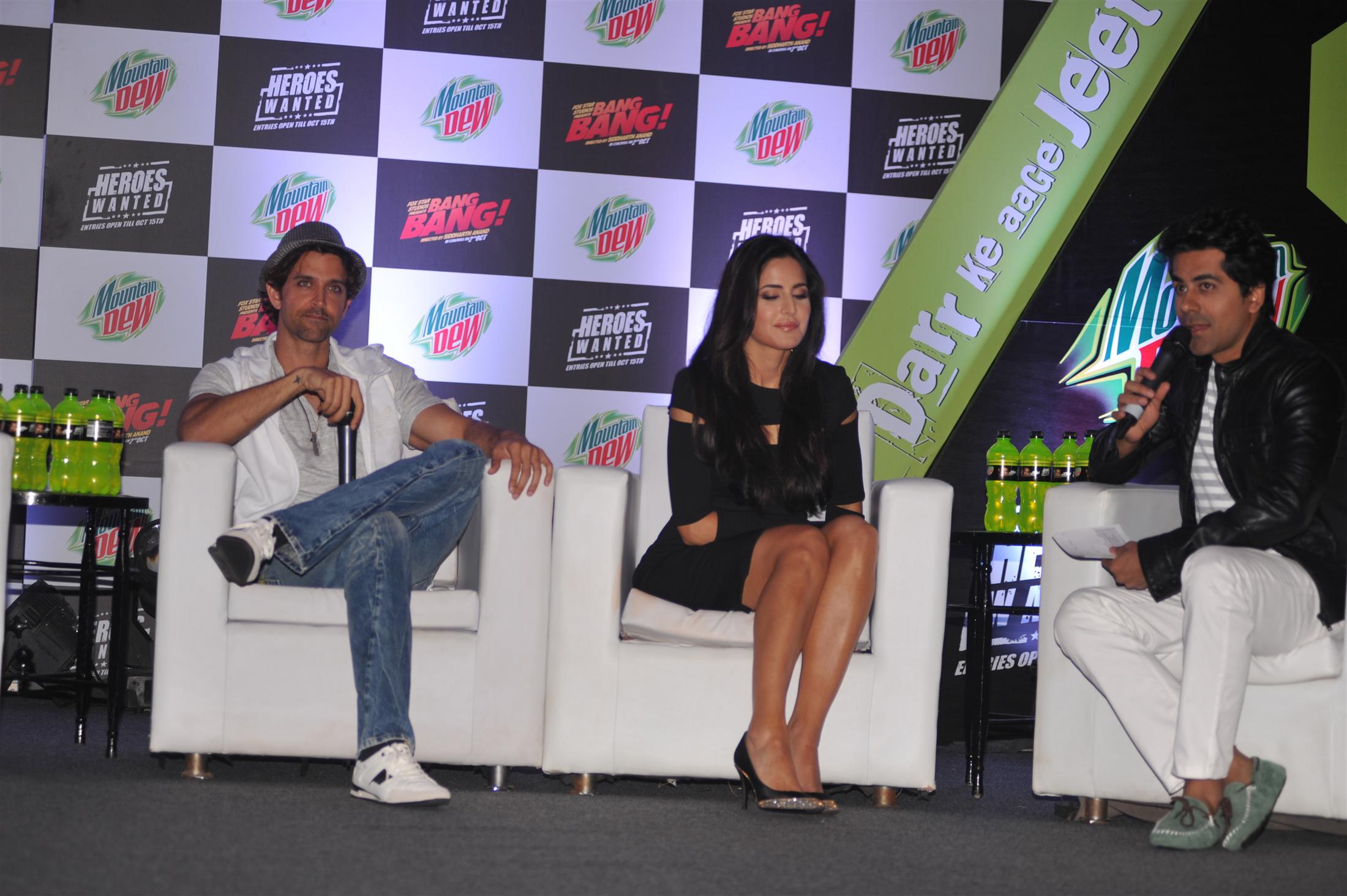 Hrithik and Katrina Launch Mountain Dew Heroes Wanted Campaign