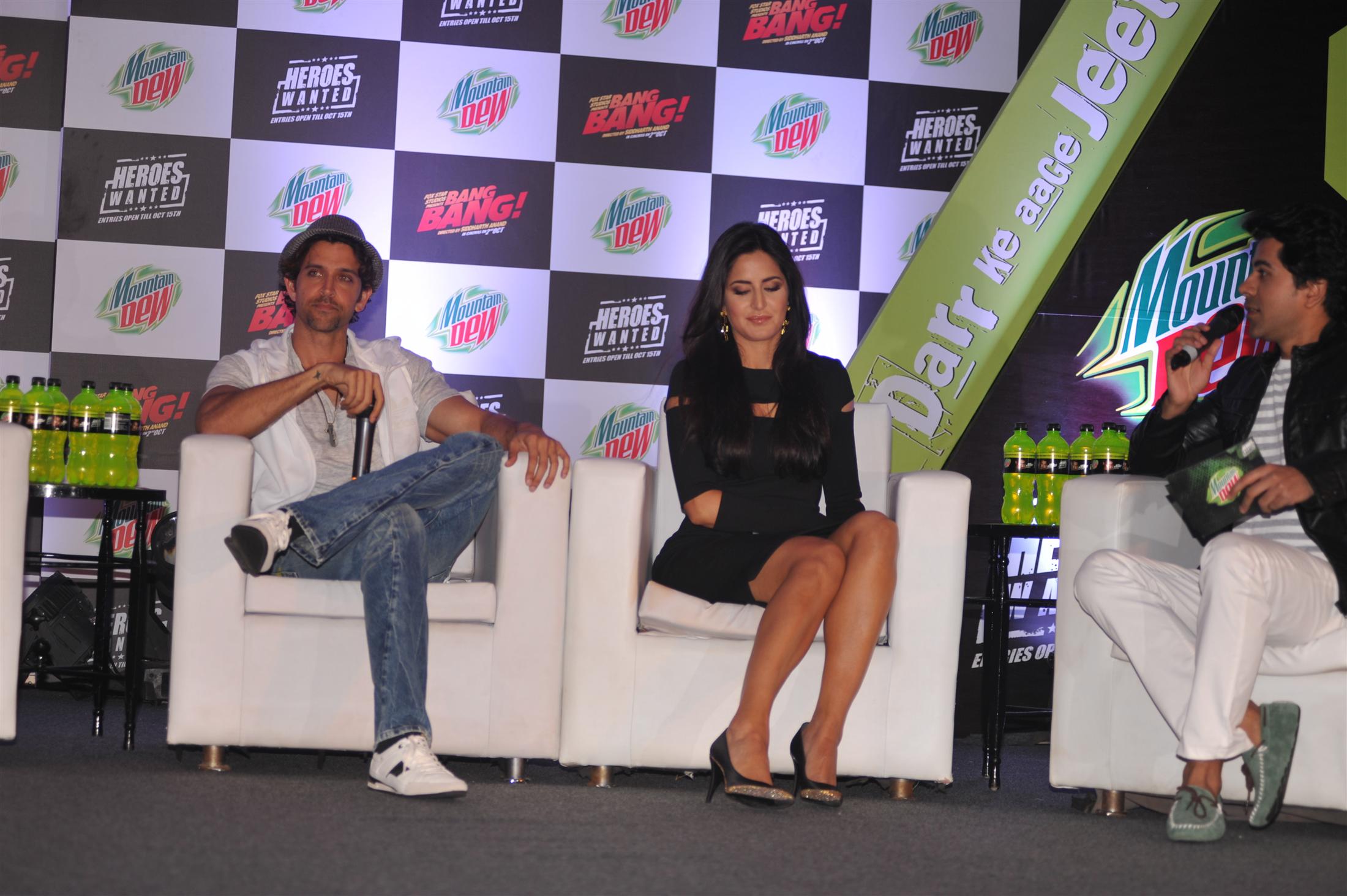 Hrithik and Katrina Launch Mountain Dew Heroes Wanted Campaign