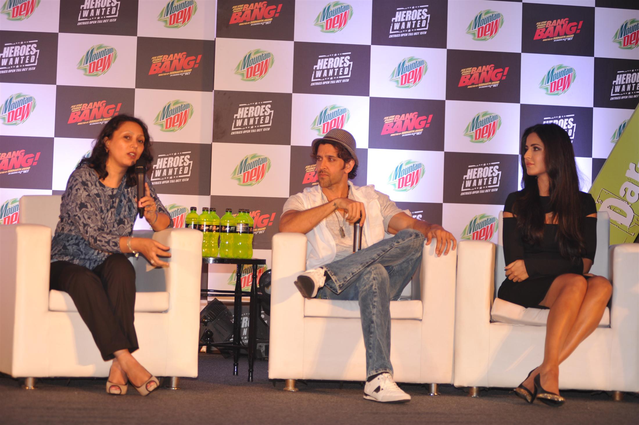 Hrithik and Katrina Launch Mountain Dew Heroes Wanted Campaign