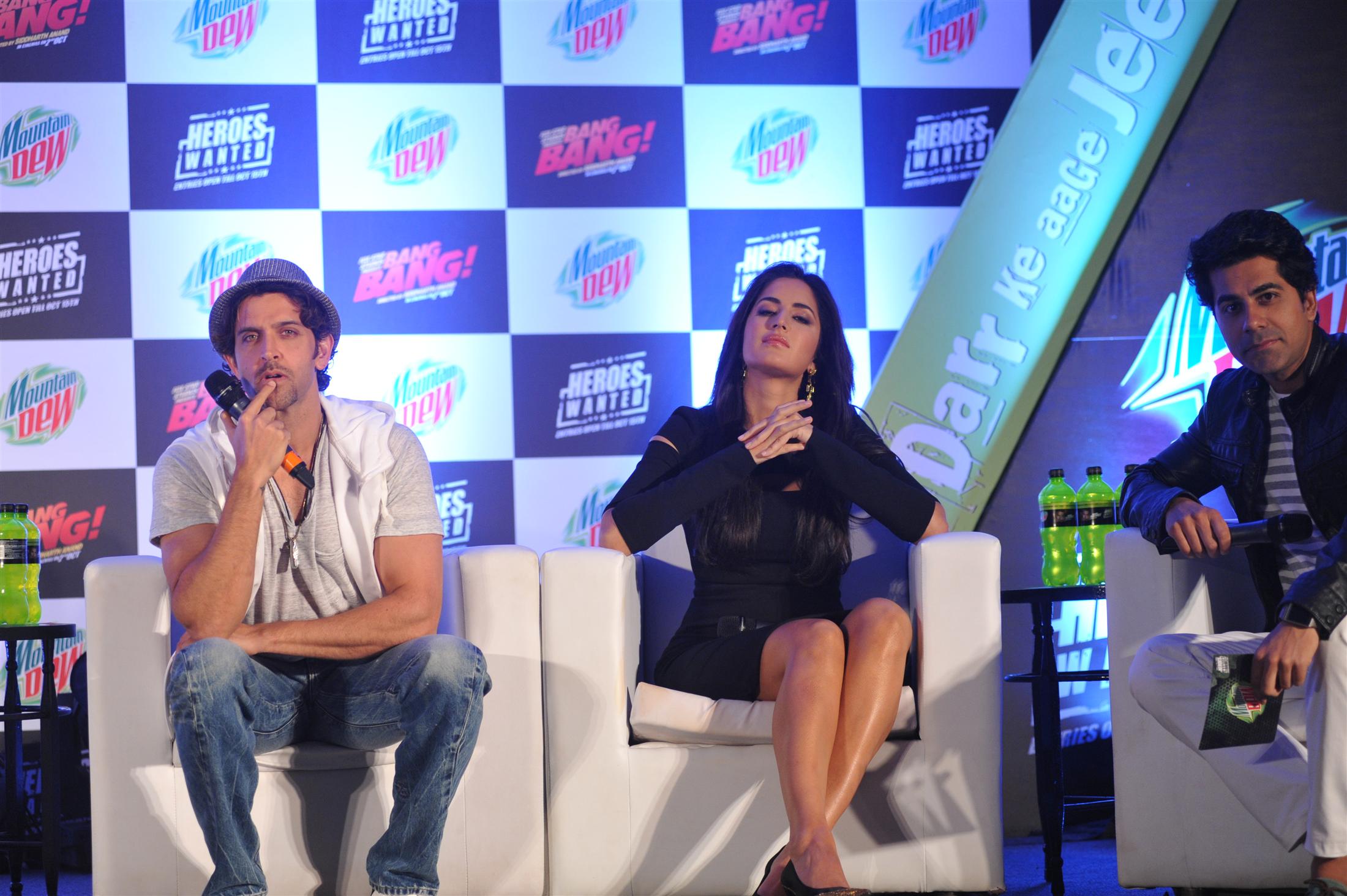 Hrithik and Katrina Launch Mountain Dew Heroes Wanted Campaign