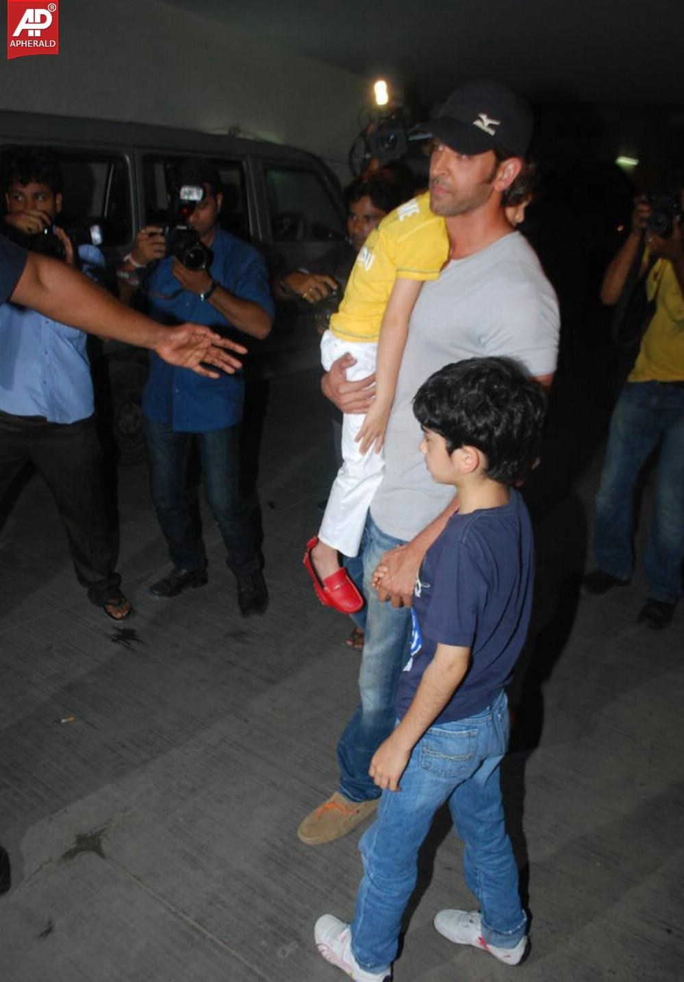 Hrithik and Shahid X Men Screening Stills