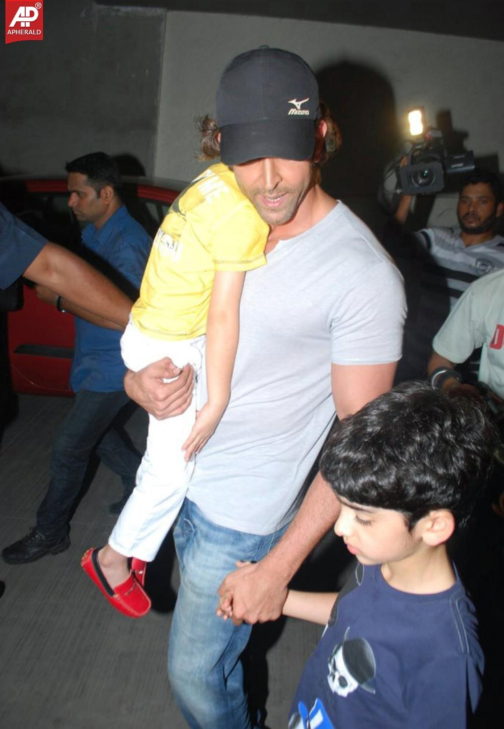 Hrithik and Shahid X Men Screening Stills