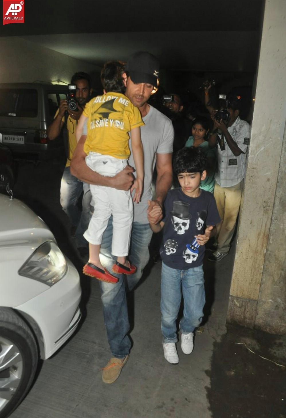 Hrithik and Shahid X Men Screening Stills