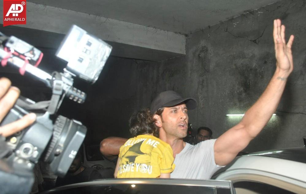 Hrithik and Shahid X Men Screening Stills