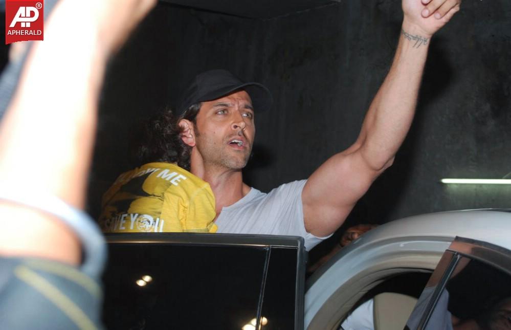 Hrithik and Shahid X Men Screening Stills