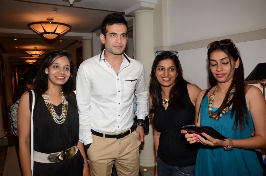 Huma Qureshi and Irfan Pathan at the Malaysian Palm Oil Event