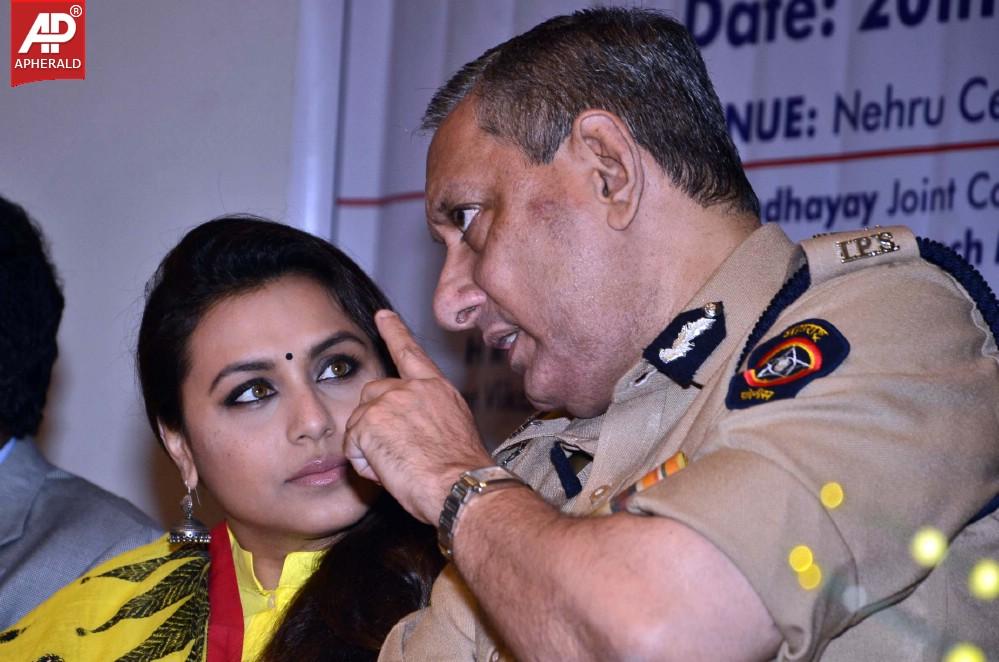 Rani Mukerji at Launch Of Initiative Give Way for Ambulance