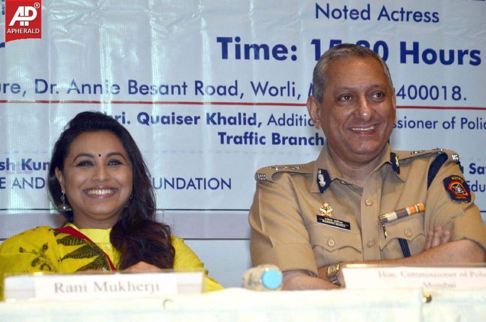 Rani Mukerji at Launch Of Initiative Give Way for Ambulance