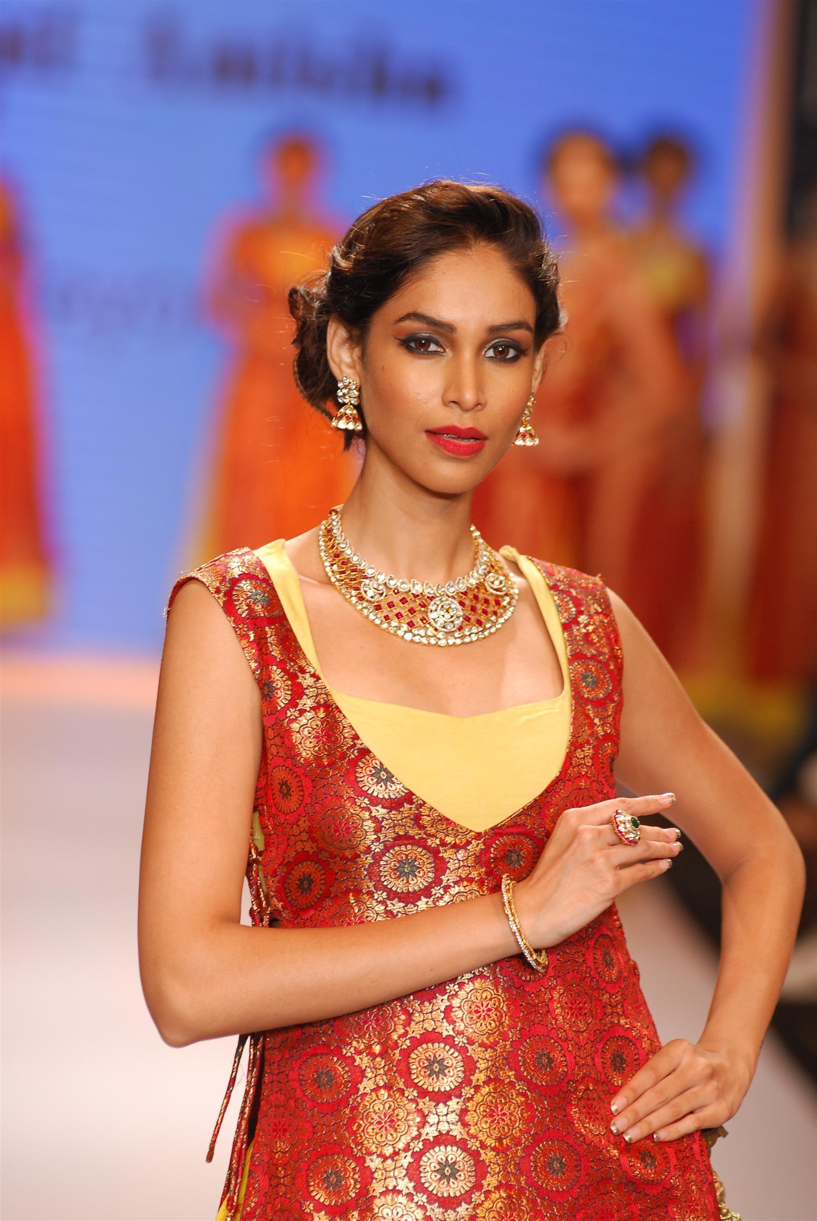 Stars Ramp Walk At India International Jewellery Week 2014 Day 2