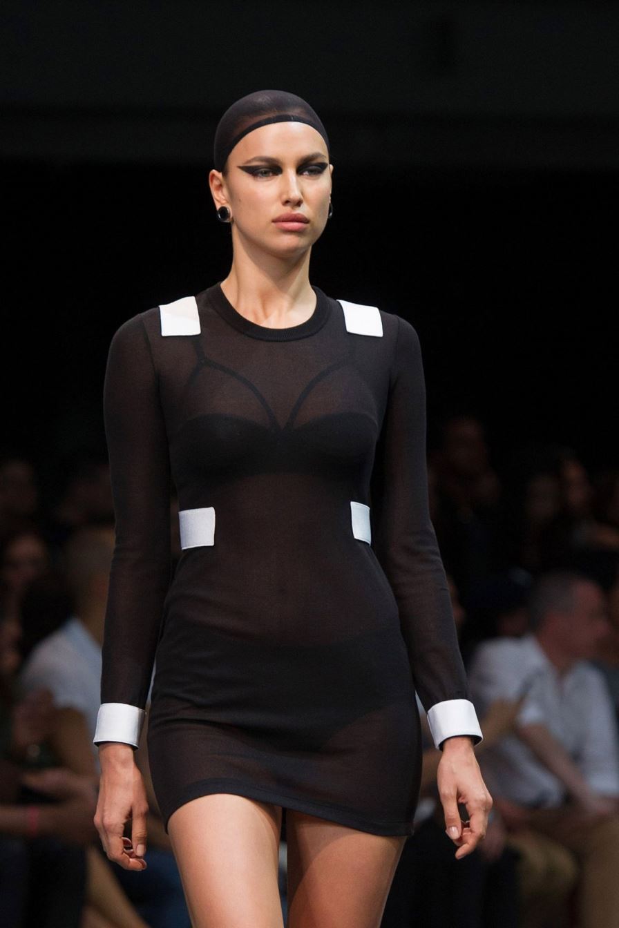 Irina Shayk at the Givenchy Fashion Show