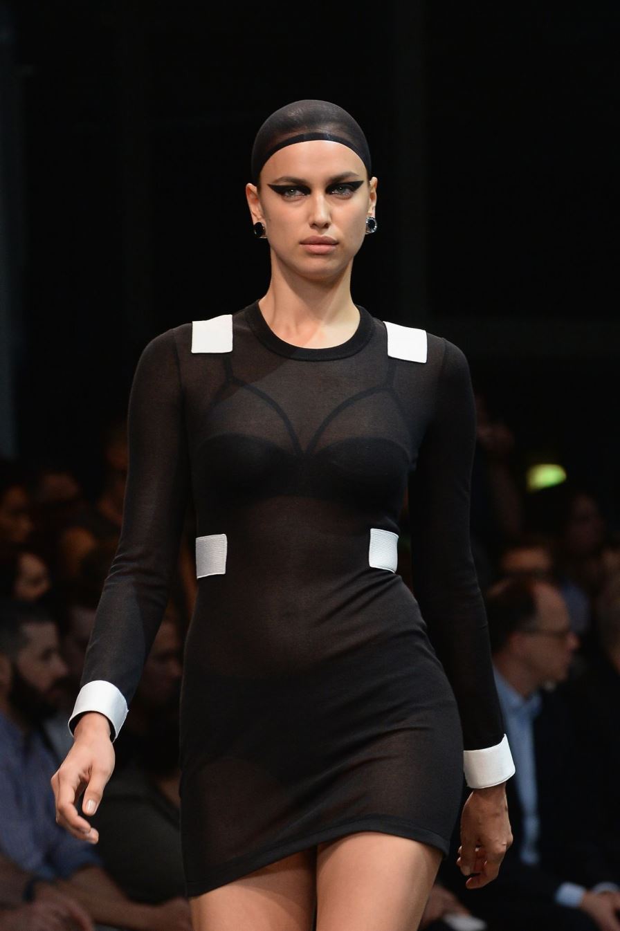 Irina Shayk at the Givenchy Fashion Show