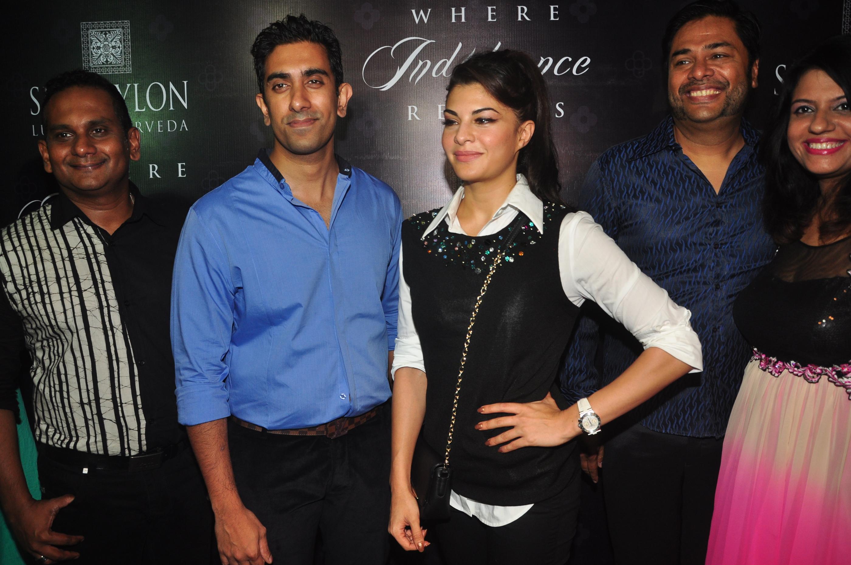 Jacqueline Fernandez Launch Spa Ceylon Luxury Ayurveda Boutique