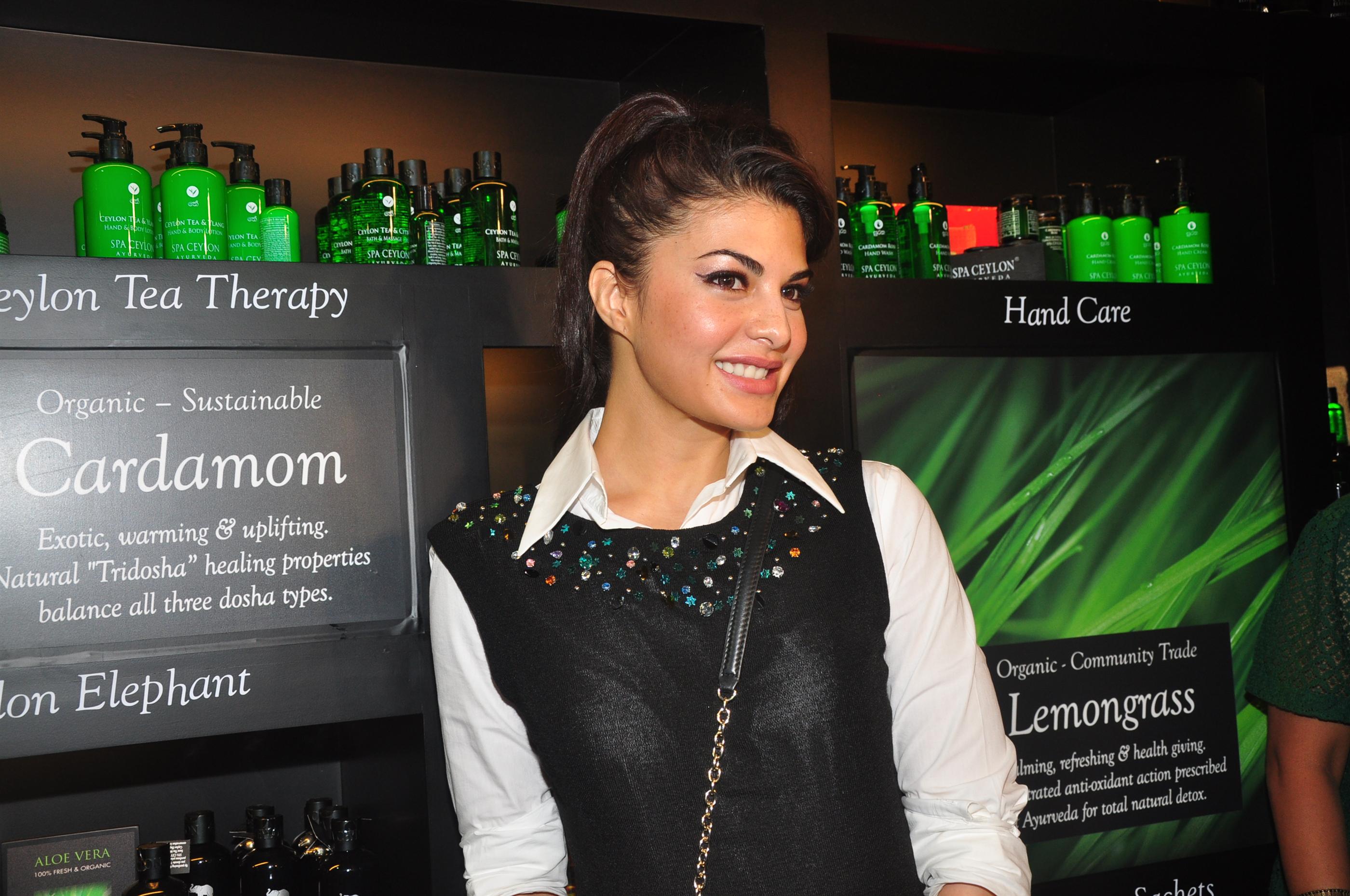 Jacqueline Fernandez Launch Spa Ceylon Luxury Ayurveda Boutique