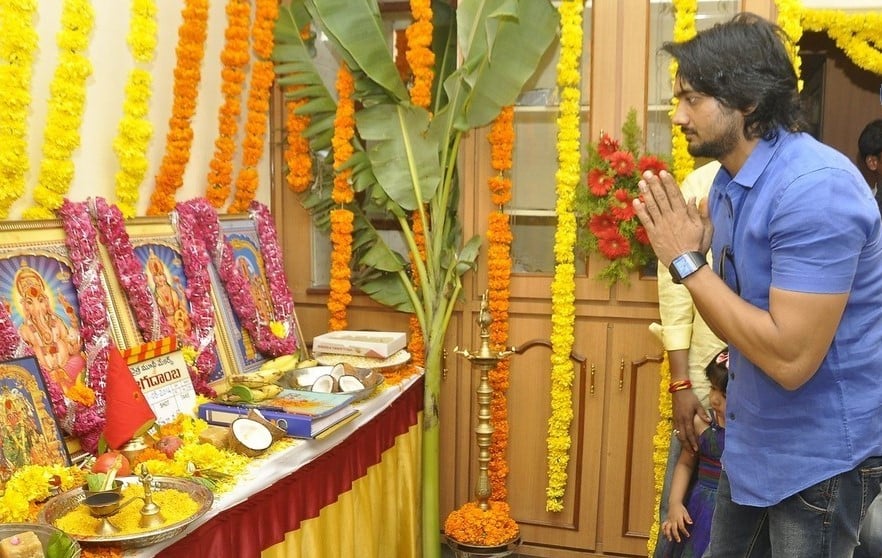 Jagadhamba Movie Launch Photos