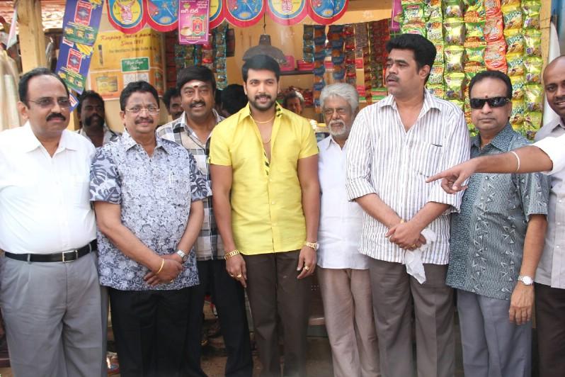 Jayam Ravi and Anjali Movie Launch Stills