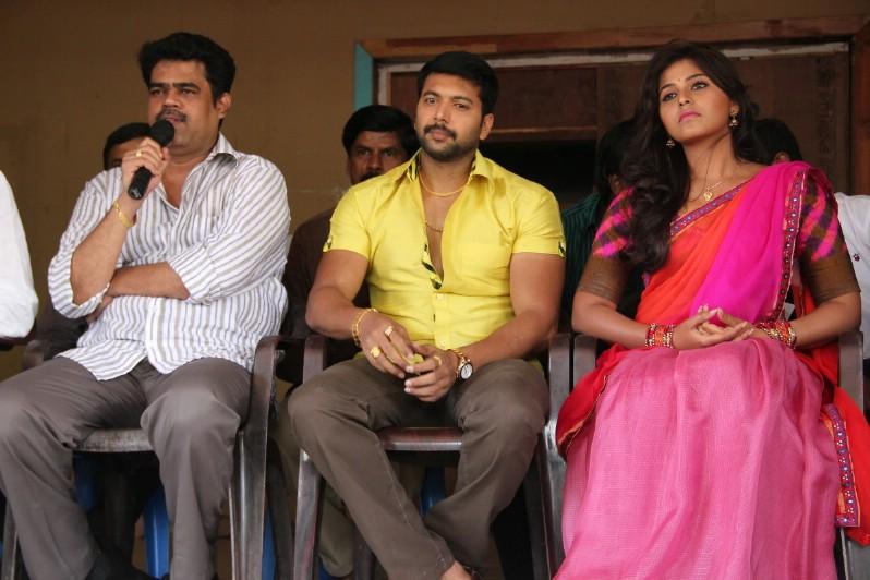 Jayam Ravi and Anjali Movie Launch Stills