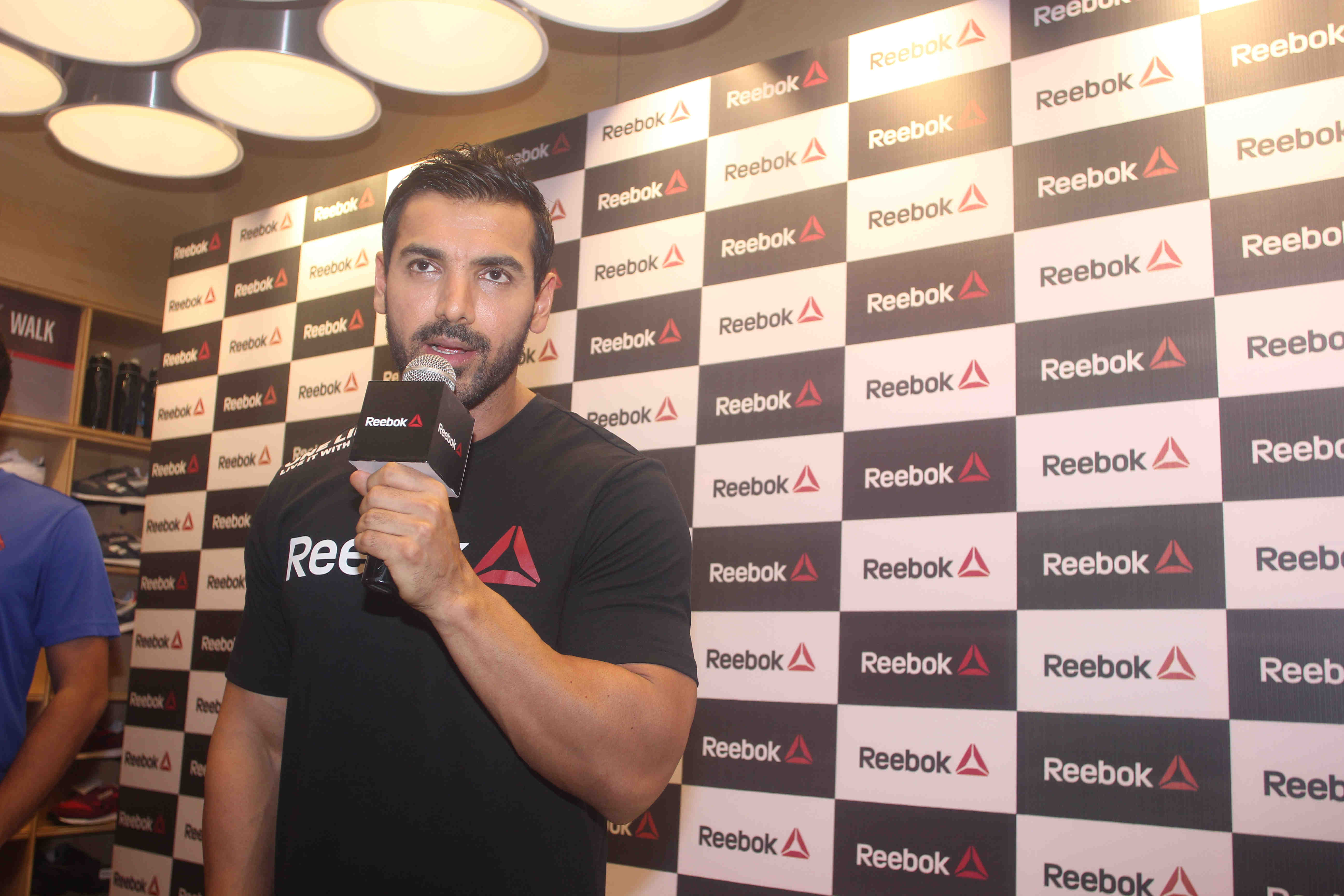 John Abraham and Nargis Fakhri at Launch Reebok Fithub And Studio