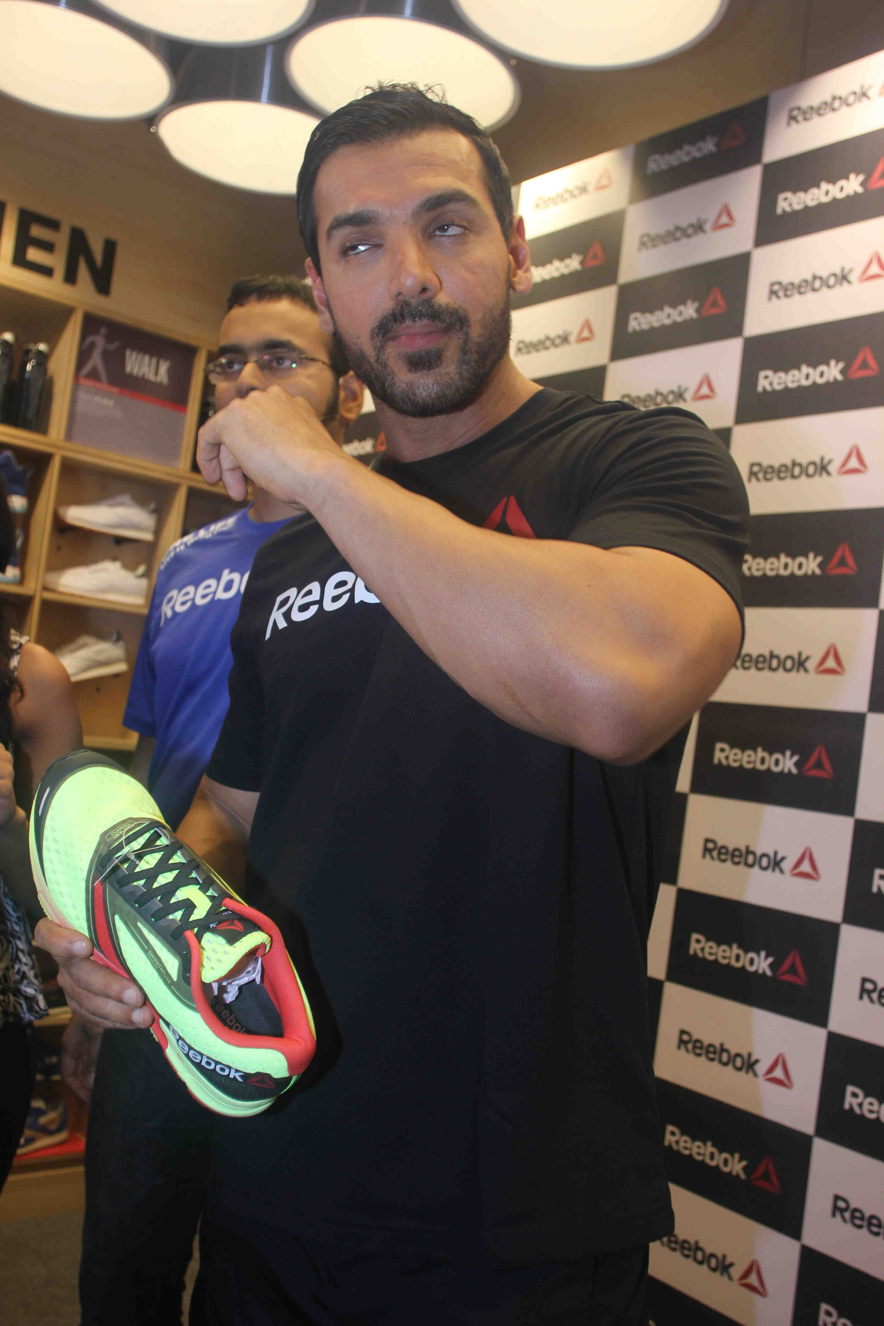 John Abraham and Nargis Fakhri at Launch Reebok Fithub And Studio