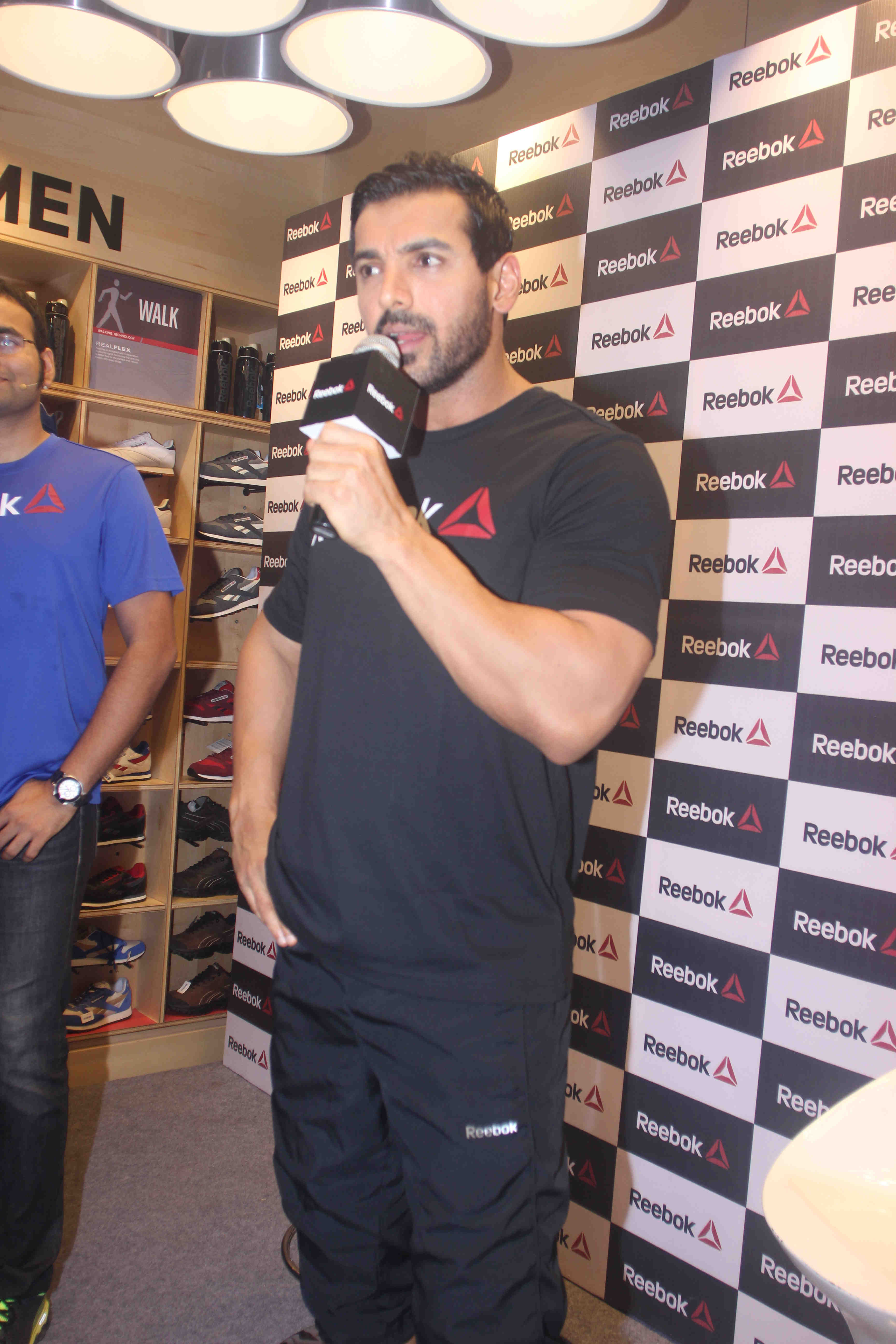 John Abraham and Nargis Fakhri at Launch Reebok Fithub And Studio