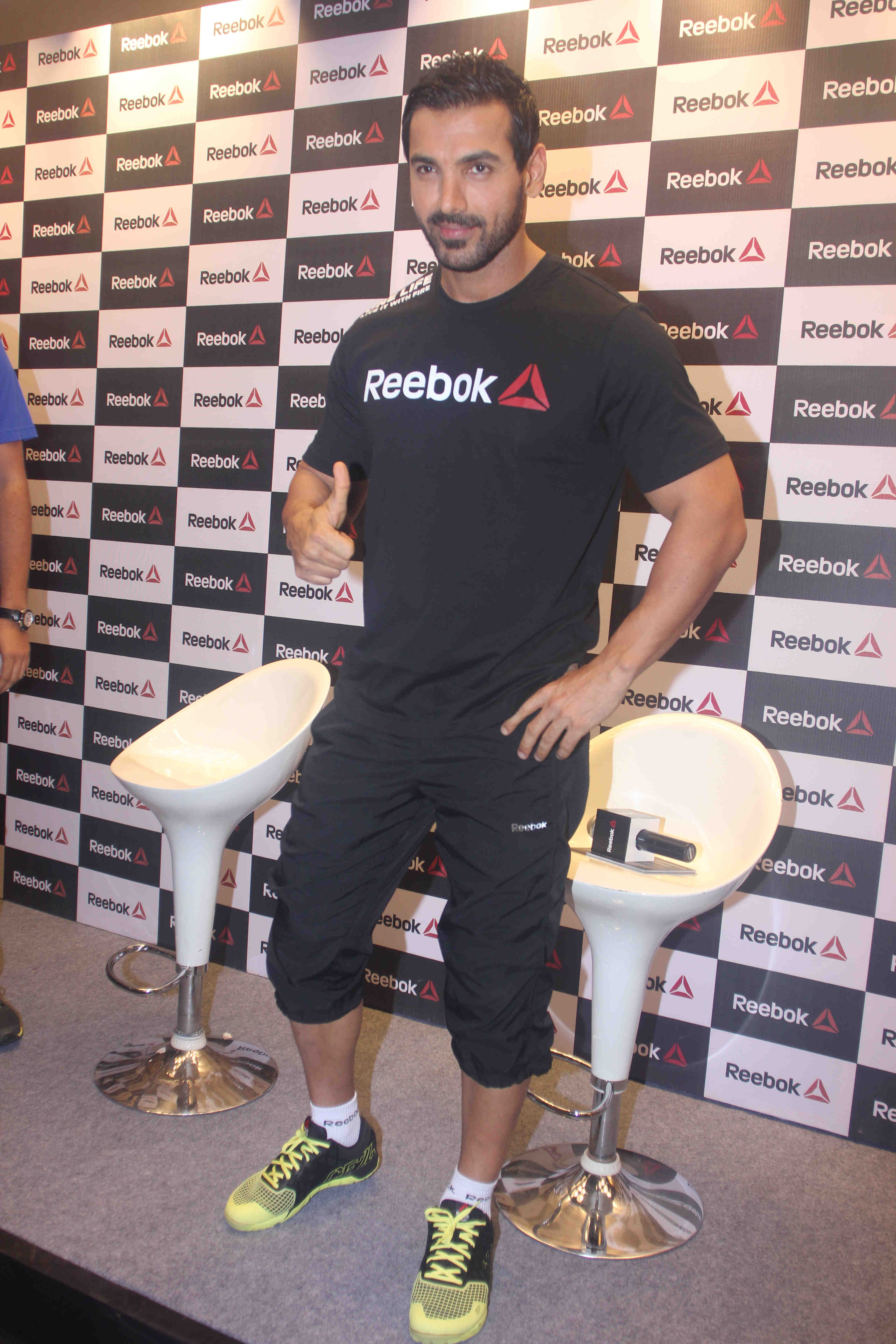 John Abraham and Nargis Fakhri at Launch Reebok Fithub And Studio