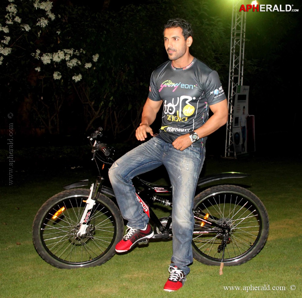 John Abraham At Cycling  Launch Event