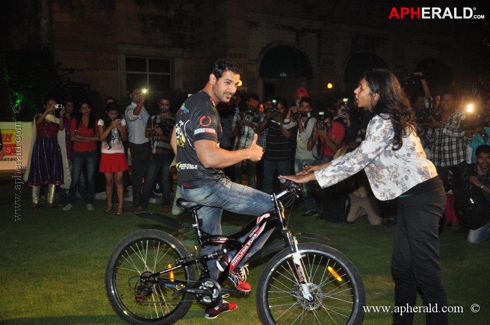 John Abraham At Cycling  Launch Event