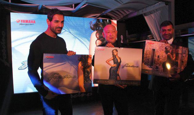 John Abraham Launch Yamaha Fascino Calendar 2015 Stills