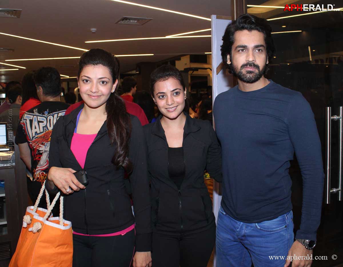 Kajal Agarwal launches Zumba session at Golds Gym