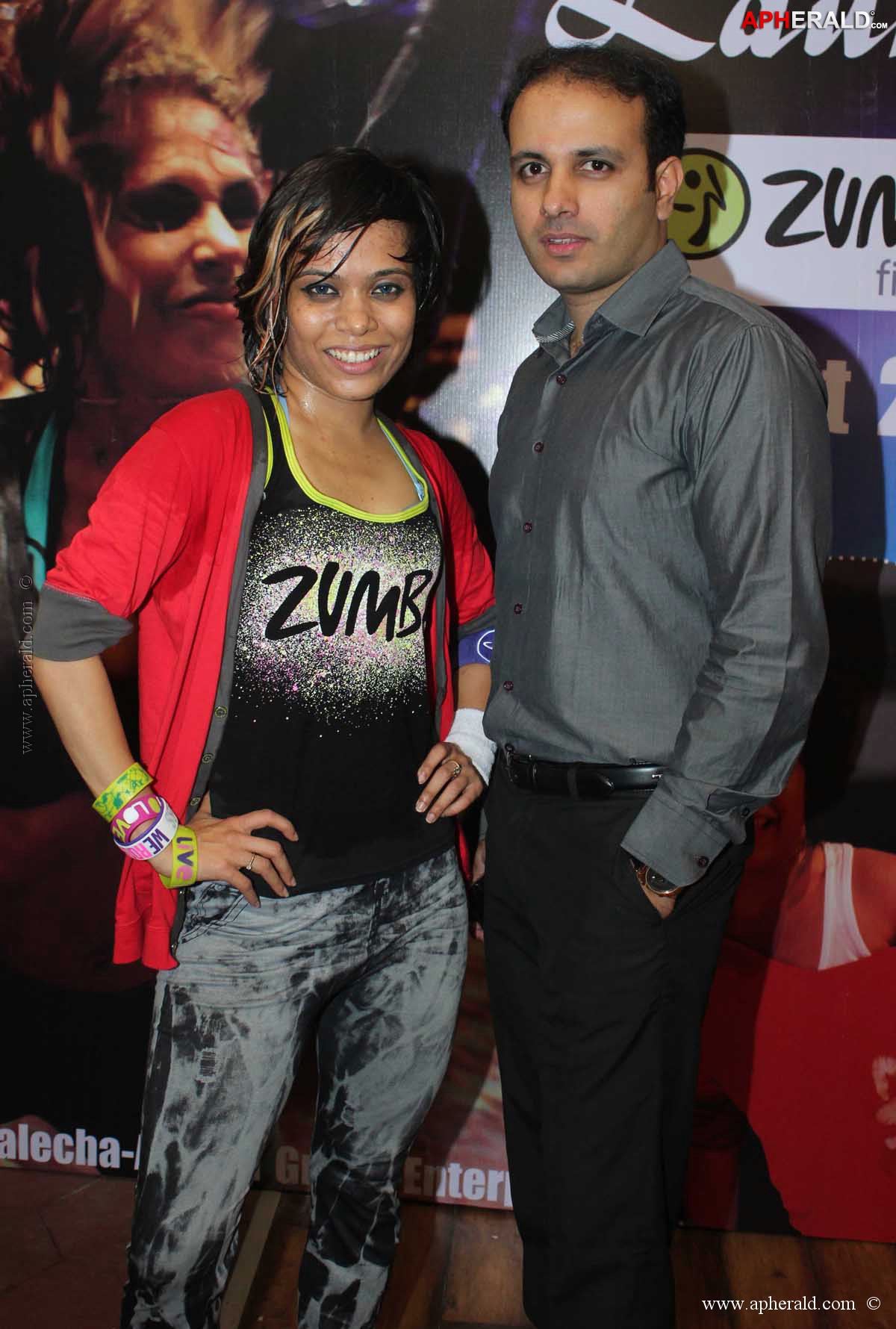 Kajal Agarwal launches Zumba session at Golds Gym