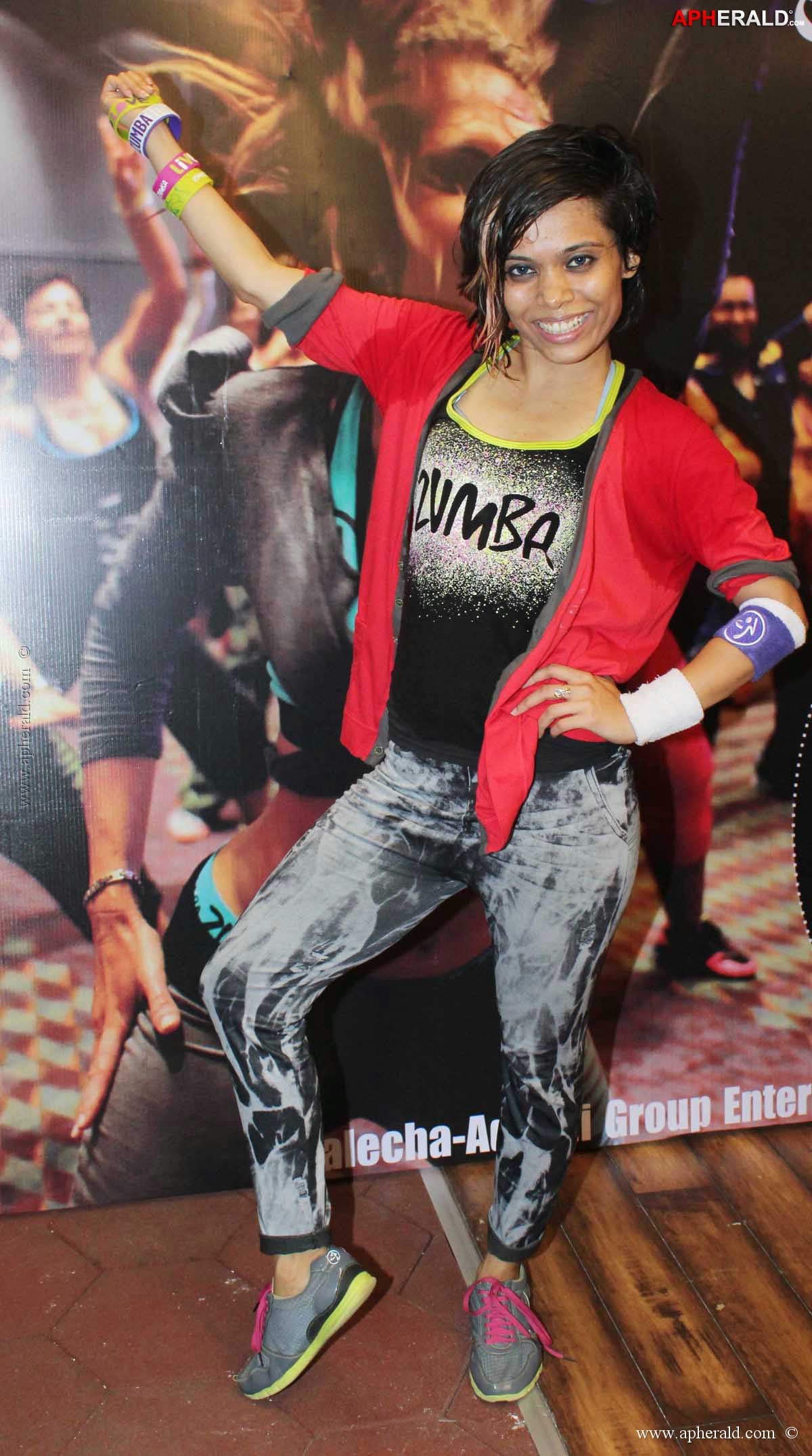 Kajal Agarwal launches Zumba session at Golds Gym