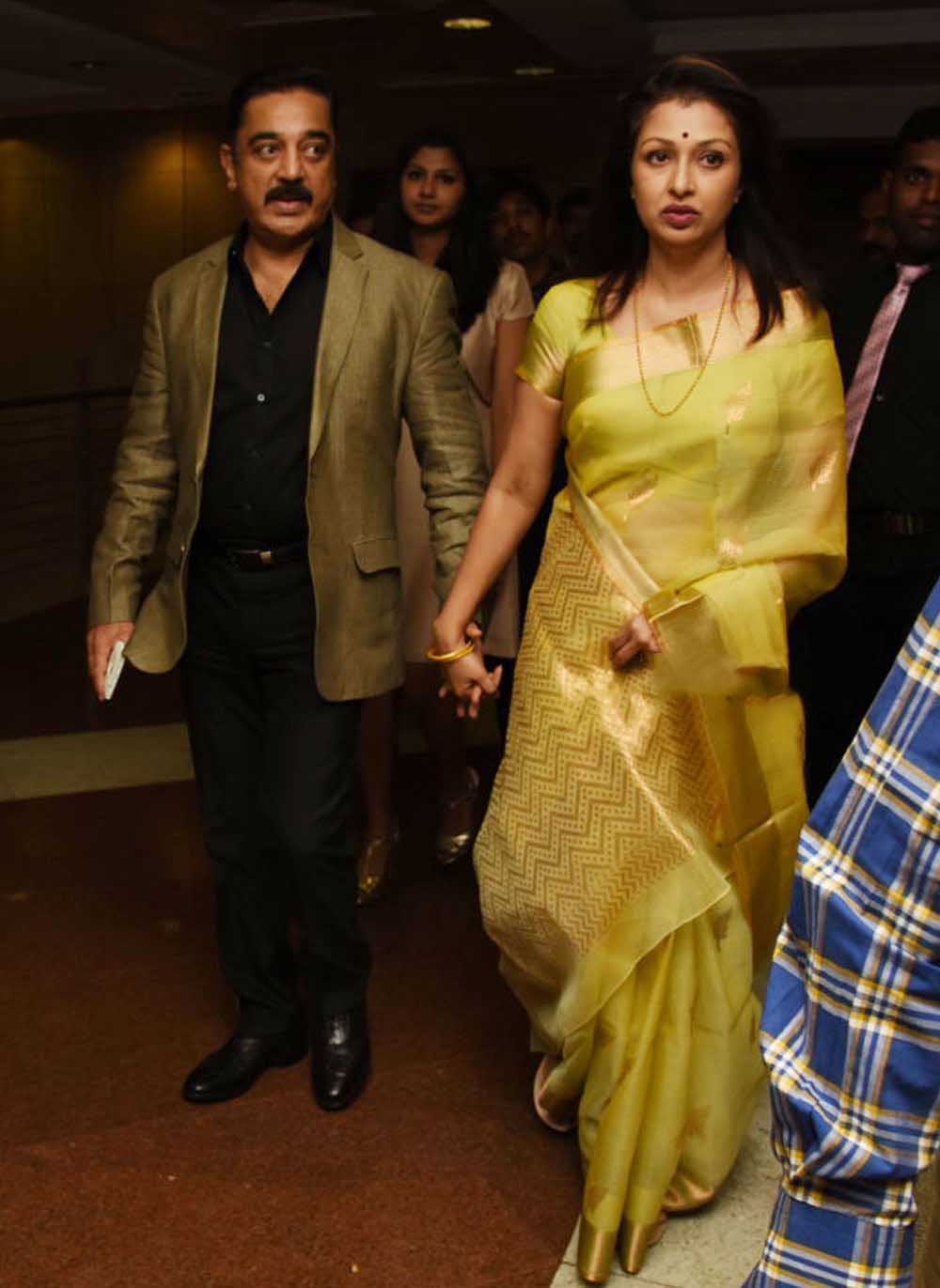 Kamal And Gautami At The Inaugural function of YICC