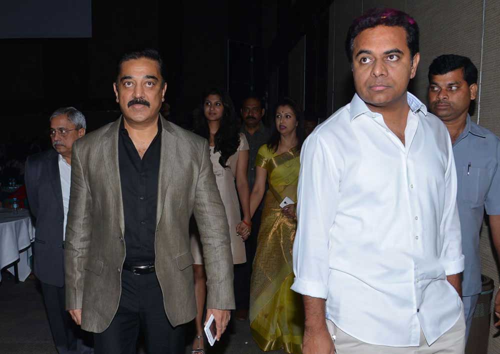 Kamal And Gautami At The Inaugural function of YICC