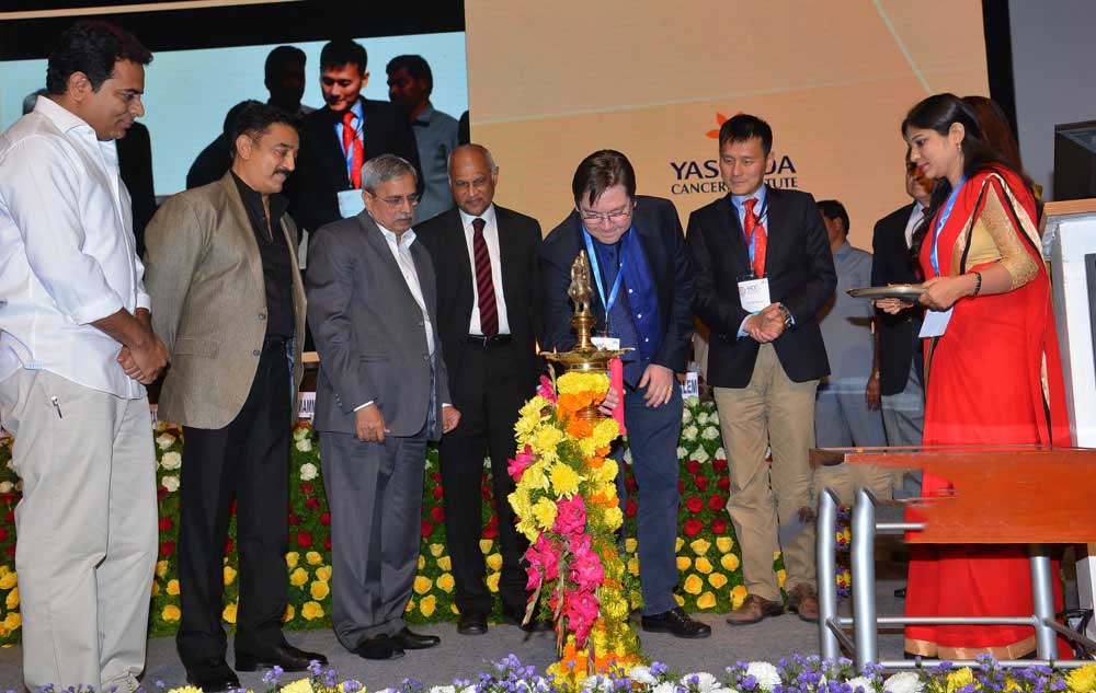 Kamal And Gautami At The Inaugural function of YICC