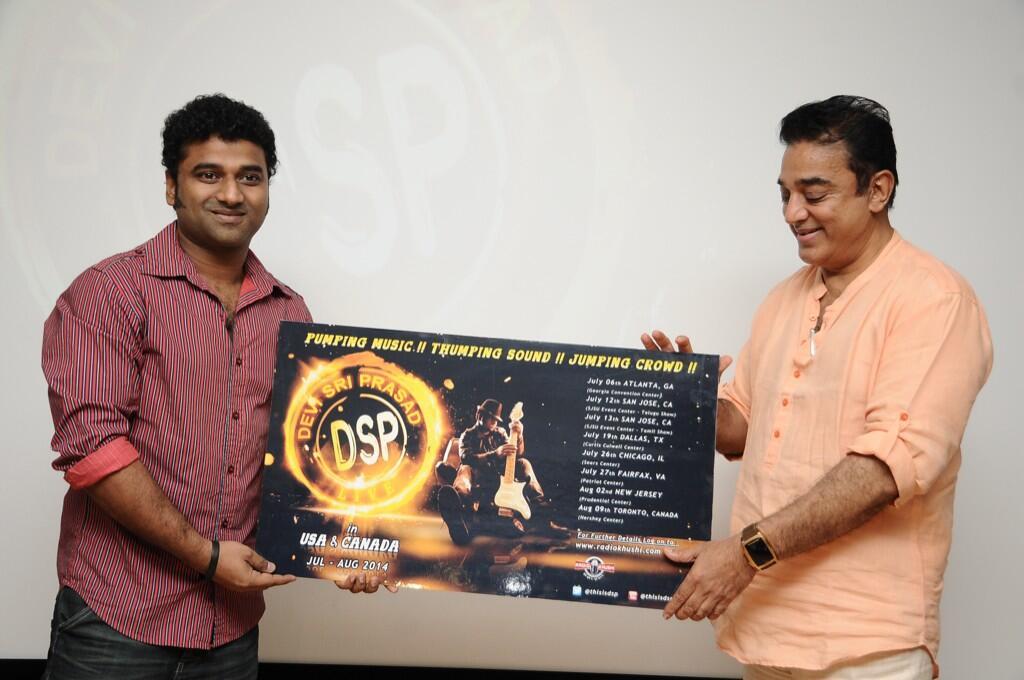 Kamalhassan Launches DSP USAn Canada Music Tour