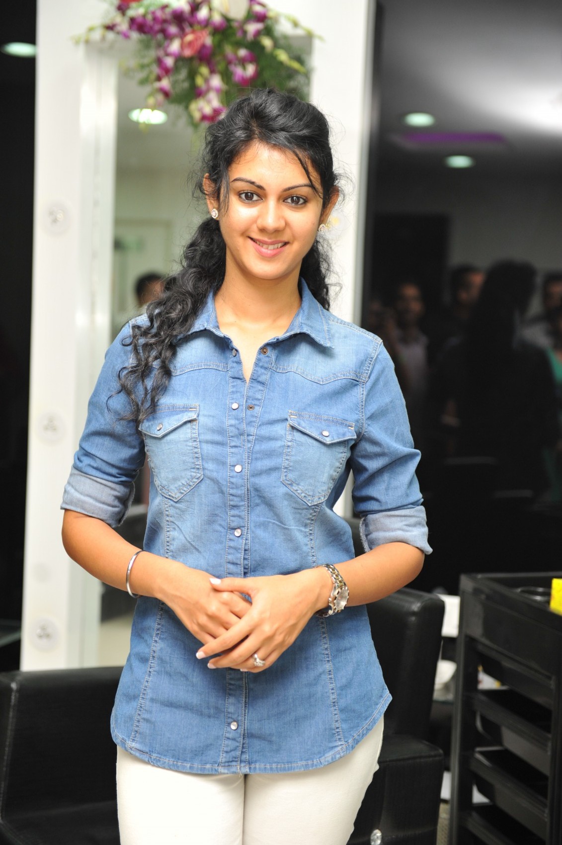 Kamna Jethamalani ,Madhavi Latha Launches Naturals Salon