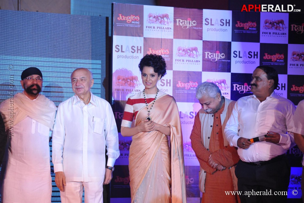Kangna Ranaut at film RAJJO music launch 