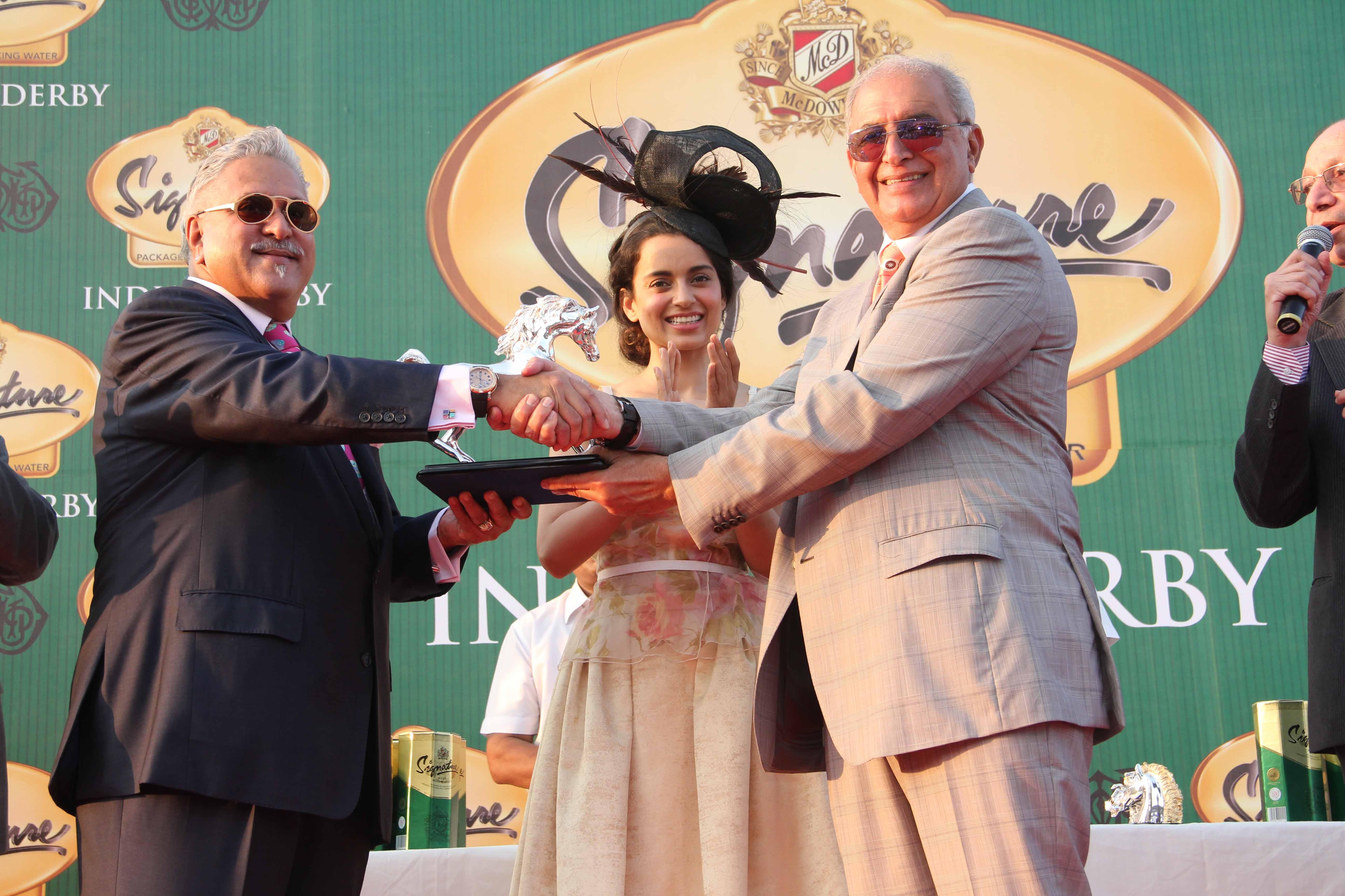 Kangna Ranaut at the McDowell Signature Indian Derby