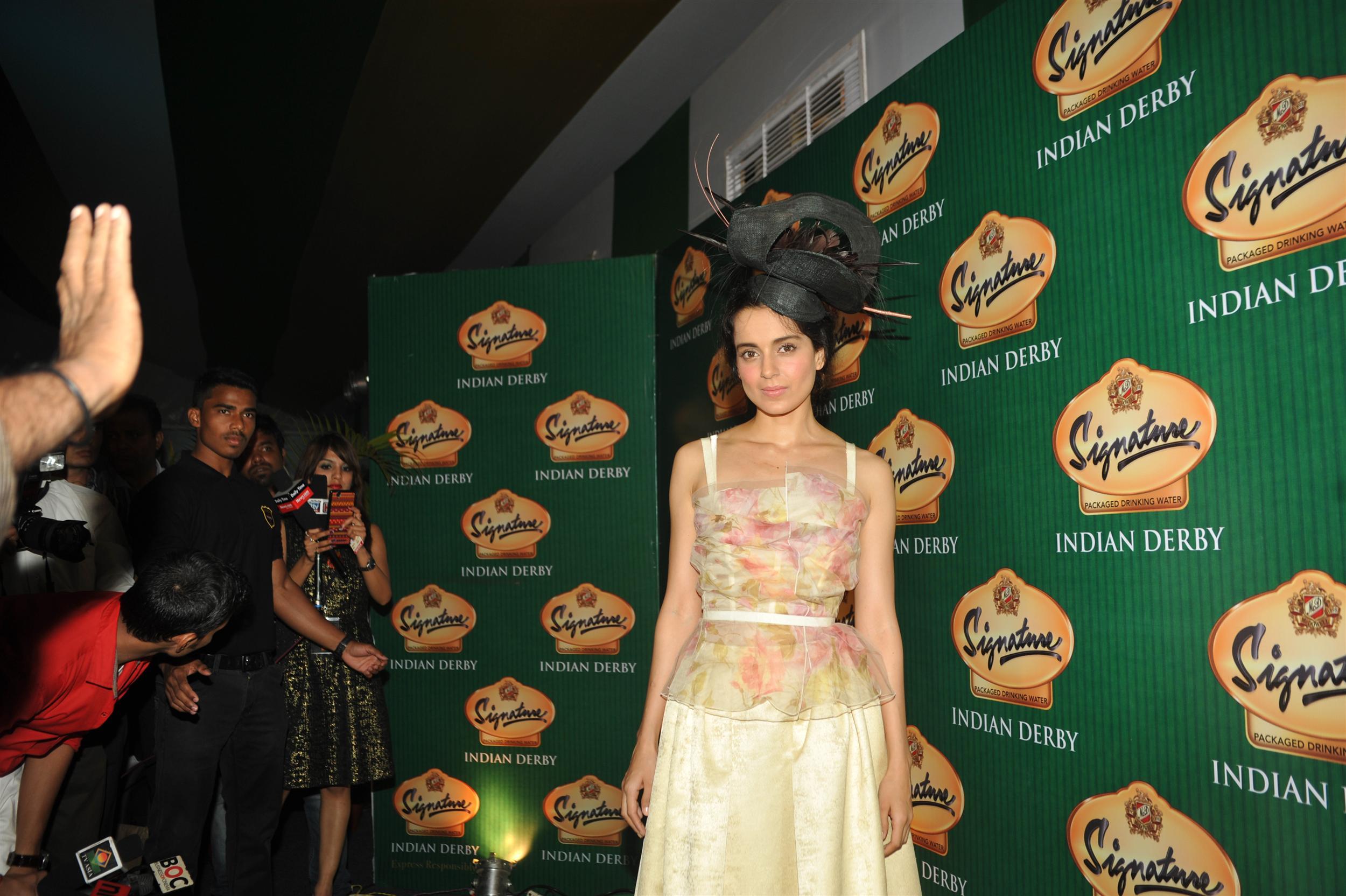 Kangna Ranaut at the McDowell Signature Indian Derby