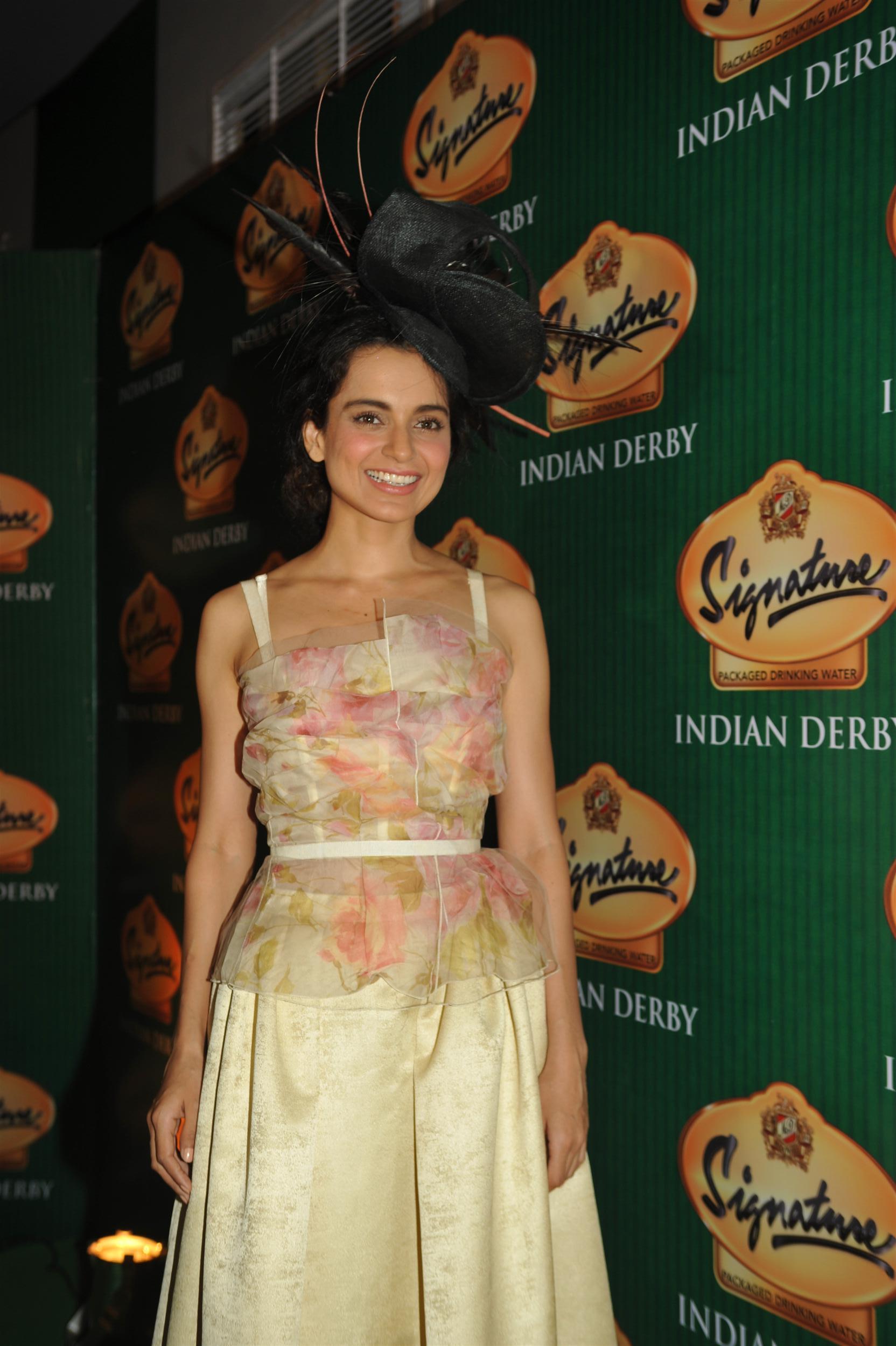 Kangna Ranaut at the McDowell Signature Indian Derby