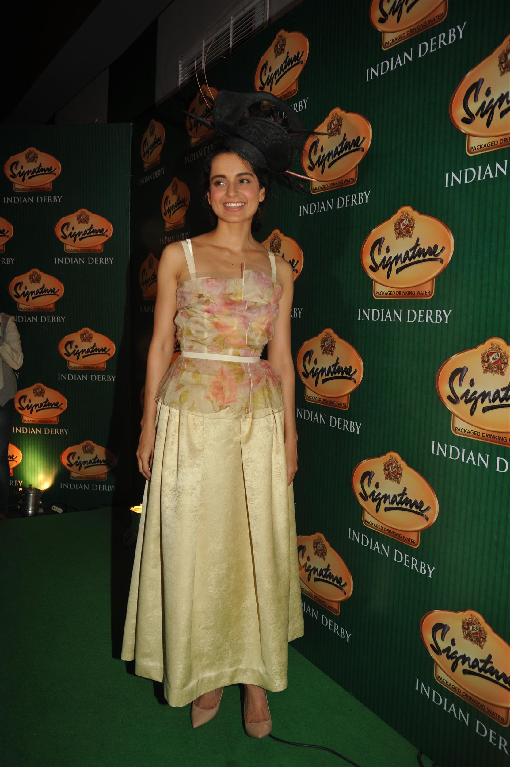 Kangna Ranaut at the McDowell Signature Indian Derby