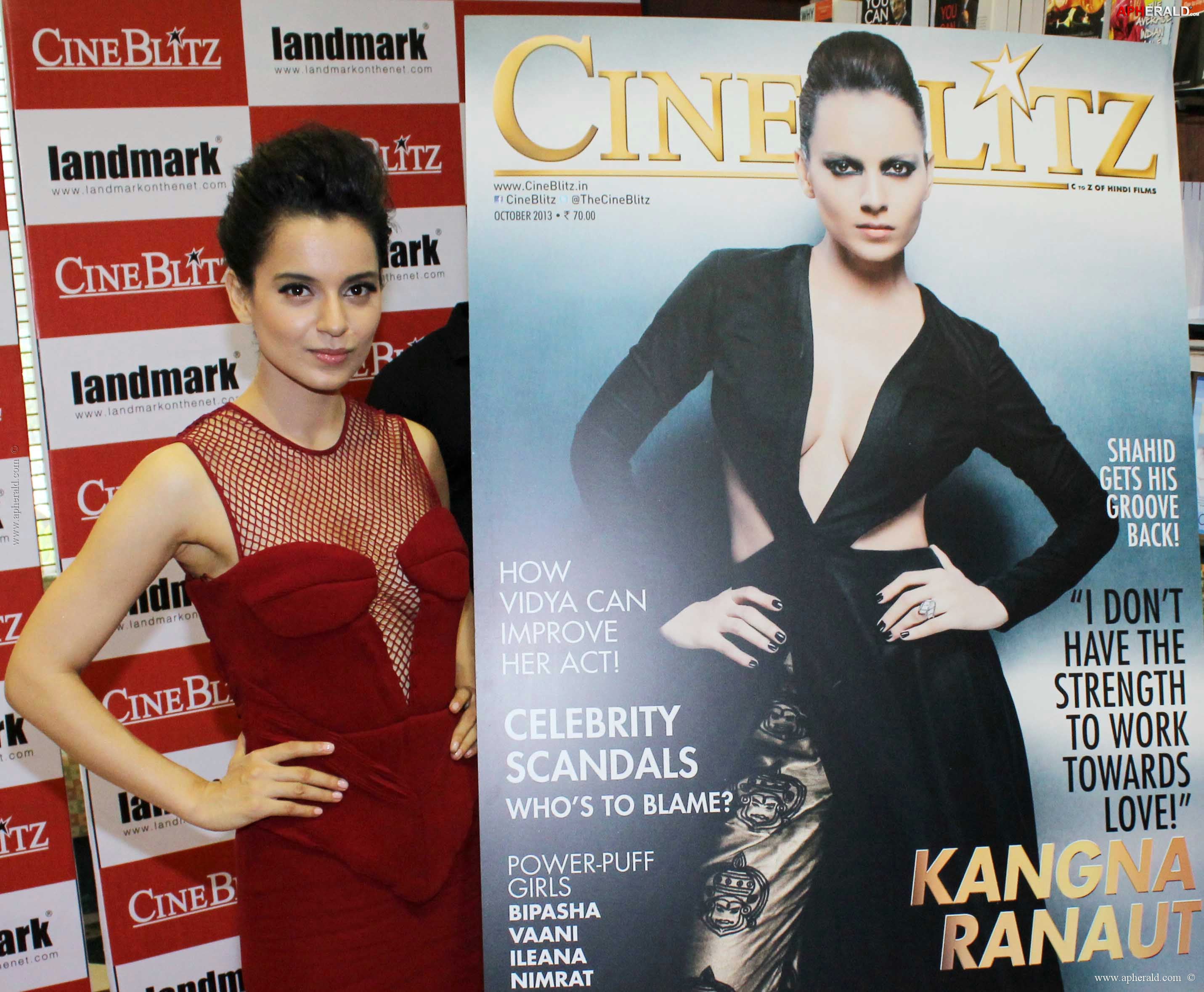 Kangna Ranaut Launch Issue Of Cineblitz